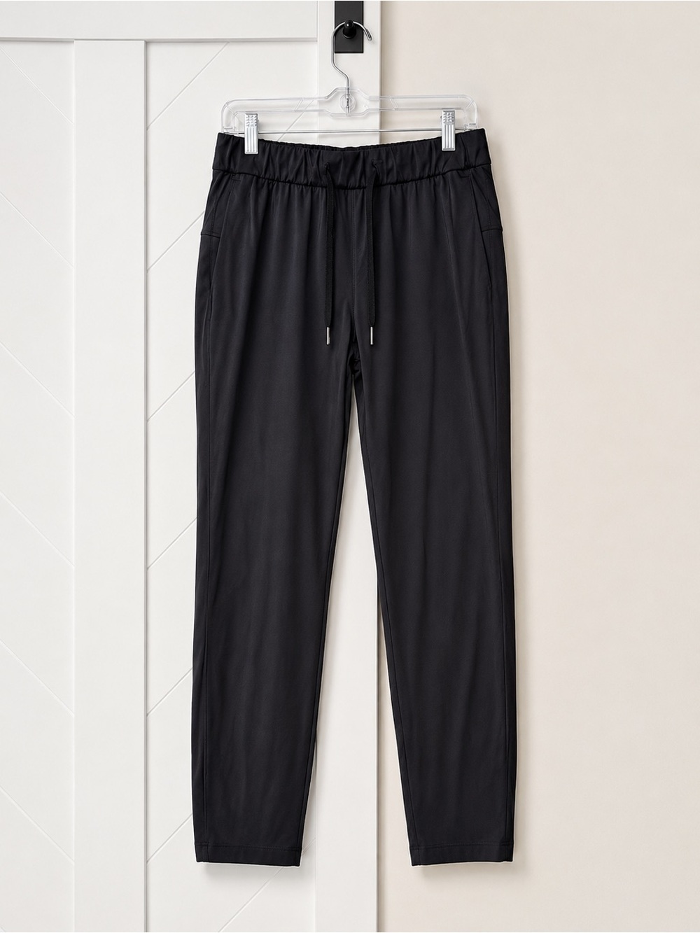 CRZ Yoga Black Stretch Travel Jogger Pants Women’s Size 12 Lightweight